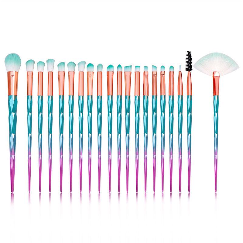 20 Pcs Makeup Brush Set Tools Make-up Toiletry Kit Wool Make Up Brush