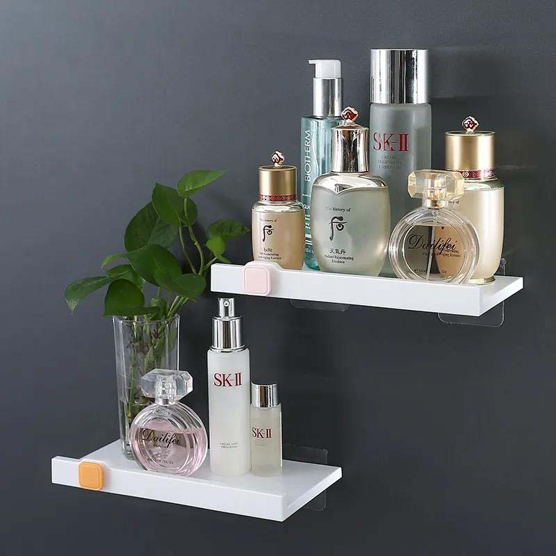 Bathroom Flat Shelf Wall Hanging Toilet Bathroom Wash Frame Front Panel Storage Rack