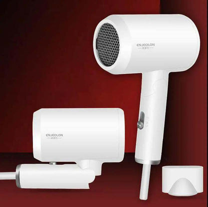 2021 New Blue Light Hair Dryer Negative Ion Professional Quick-drying 750W Foldable Household Hair Dryer Negative Ion Hair Care