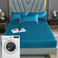 Three-piece Summer Skin-friendly Ice Silk Bed Sheet Mat Washable Non-slip Bedding Protection Cover
