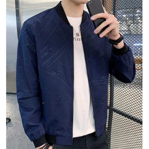 Spring and Autumn Jacket All Match Slim Baseball Jacket Casual Stand Collar Zipper Thin Jacket Outdoor Sports Jacket