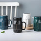Ceramic Mug with Lid Mug Home Drinking Cup Office Cup Coffee Cup Couple Cup Large Capacity Water Cup Breakfast Cup