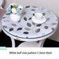 1.5mm Thick Soft Glass Round Table Mat Waterproof and Oil-proof Disposable Tablecloth Insulation Tablecloth PVC Dining Table and Coffee Table Mat