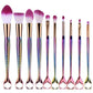 10 Makeup Brush Eye Shadow Brush Eyebrow Brush Full Set of Beauty Tools