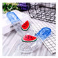 Cartoon Jelly Slippers Female Summer Sandals Beach Shoes Cute Crystal Flat Bottom Slip