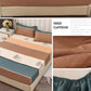 Bed Sheet Non-slip Fixed Bed Cover Three-piece Bed Cover Pillow Set 1.8 M 2 Meter Bed Protective Cover Dust Protection Sleeve Striped Zipper