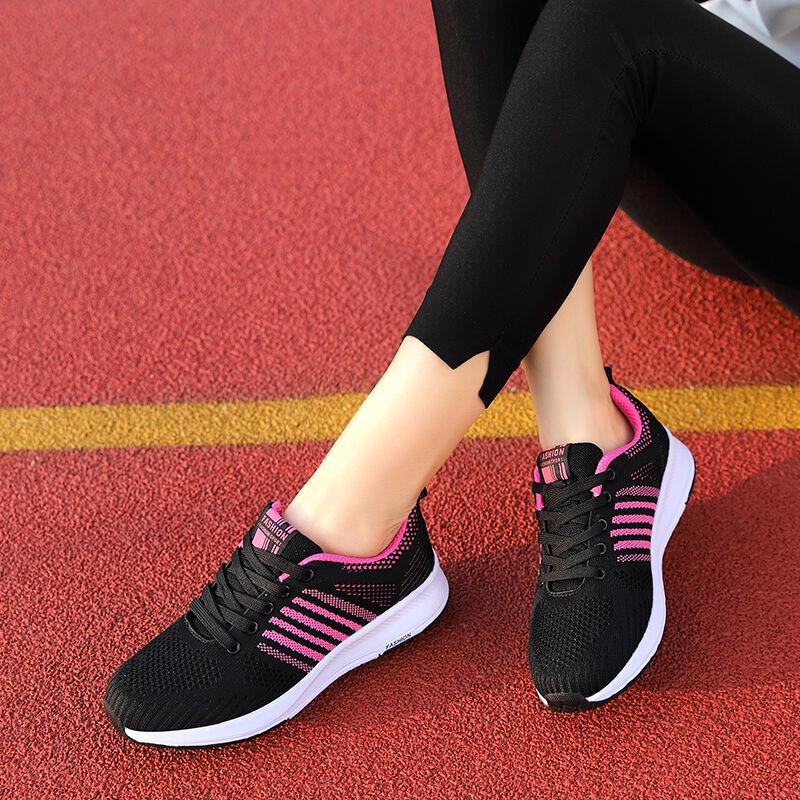 Light Super Women's Shoes Breathable Mesh Summer Sneakers Outdoor Casual Running Shoes Female Walking Shoes