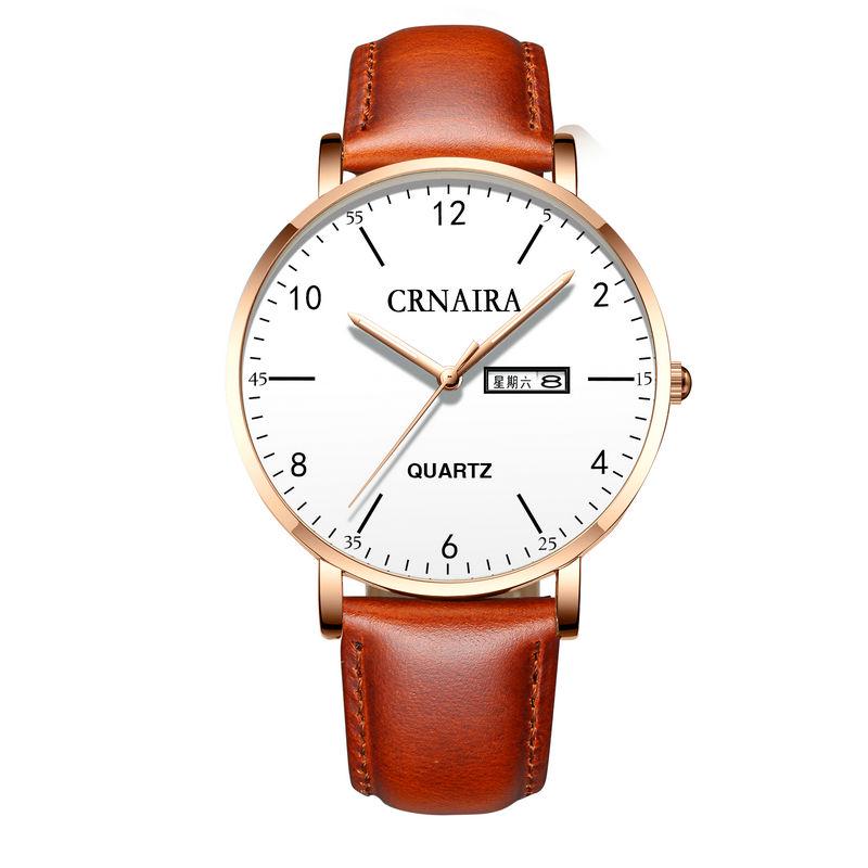 Men Watch Top Brand Luxury Calendar Stainless Steel Quartz Fashion Business Waterproof Watches