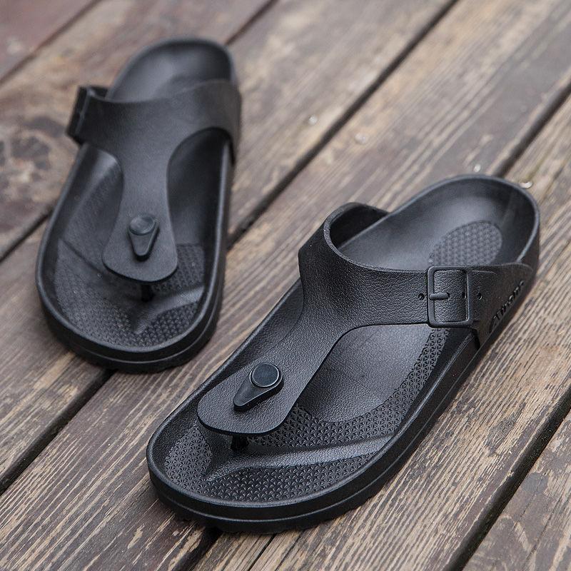 Korean Style Deodorant Trend Flip-flopsPlatform Flip Flops Men's Slippers Men's Non-slip