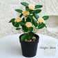 Artificial Flower Furnishings Living Room Table Decoration Floristry Plant Silk Flower Plastic Flower Small Potted Bonsai Floor Decoration