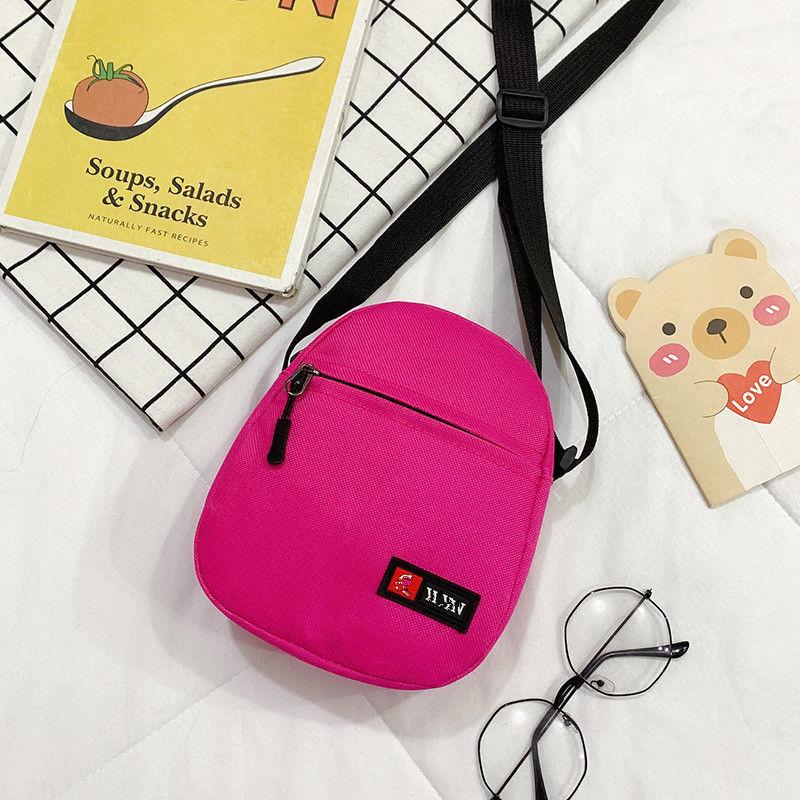 Mobile Phone Bag Small Bag Male Tide Messenger Female Bag Student Net Celebrity All-match Small Shoulder Bag Mini Canvas Bag