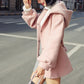 Autumn and Winter Mid-length Style Hooded Sweater Loose Cardigan Thick Long Sleeve Coat Fashion