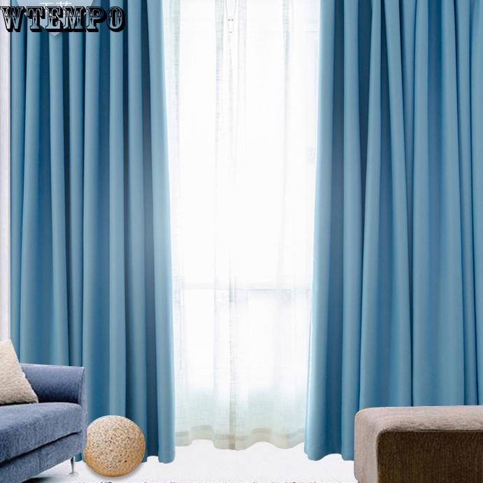 Solid Blackout Curtains For Bedroom Curtains For Living Room Kitchen Window Curtains Fabric