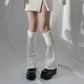 Autumn and Winter Models JK Knitting Pile Hose  Long Stockings Set Slim Speakers Wide-leg Warm Leg Set