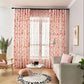 Semi Blackout Curtains Pink Peach Blossom Dormitory Girls Curtains Bedroom Shade Sunscreen Rental Bay Window Curtain Fabric