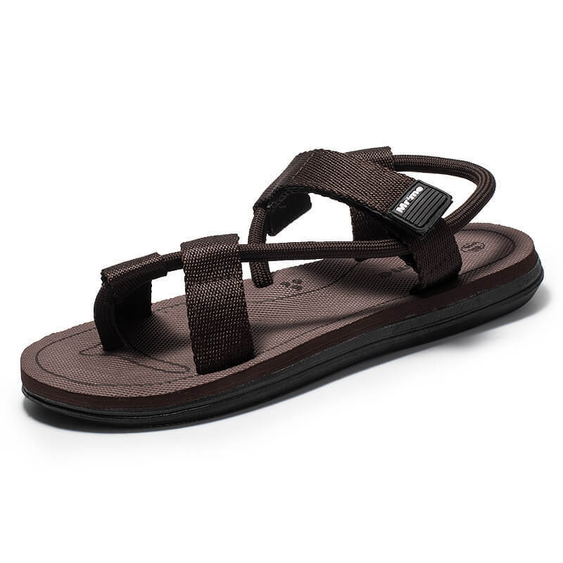 Summer Beach Shoes Men Sandals Roma Leisure Breathable Clip Toe Dual-purpose Sandals Male Soft Shoes