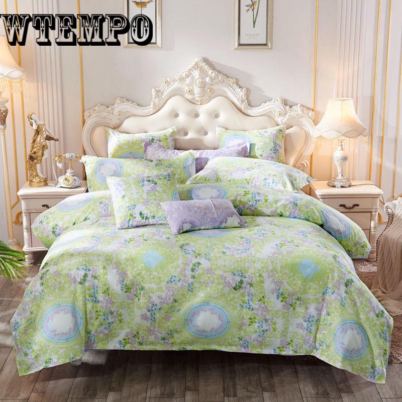 Cotton Satin Quilts Comforter Bedding Sets Bed Sheet Pillow Duvet Cover  Adults Quilted