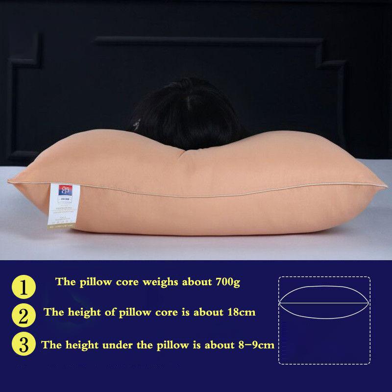 Washable Pillow Pillow Core Home Hotel Neck Pillow Single Student Adult Pillow Core Free Pillowcase