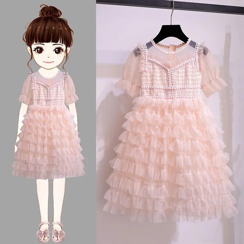 Children's Clothing Girl Dress Summer Dress Children's Princess Skirt Summer Girl Cake Dress