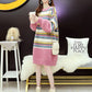 Autumn Winter Mid-length Sweater Skirt Women Loose Casual Fashion Pullovers Long Sleeve Knit Bottoming Skirt Women