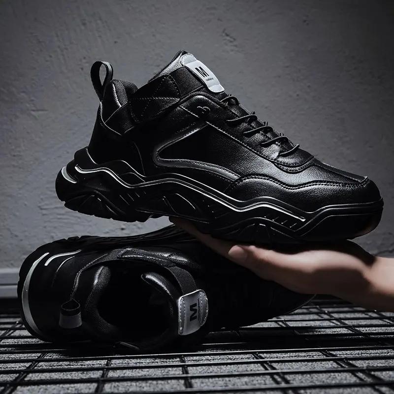 Winter Plus Velvet Warm Men's Sports Shoes Fashion Footwear Casual Shoes Trend Student Running Shoes Men