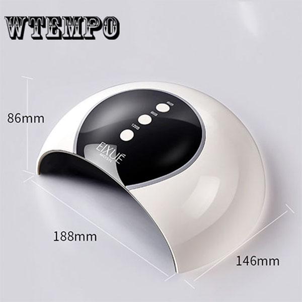 36W Nail Phototherapy Machine Dryer Gentle Light Does Not Shrink Rubber Nail Rubber Baking Lamp