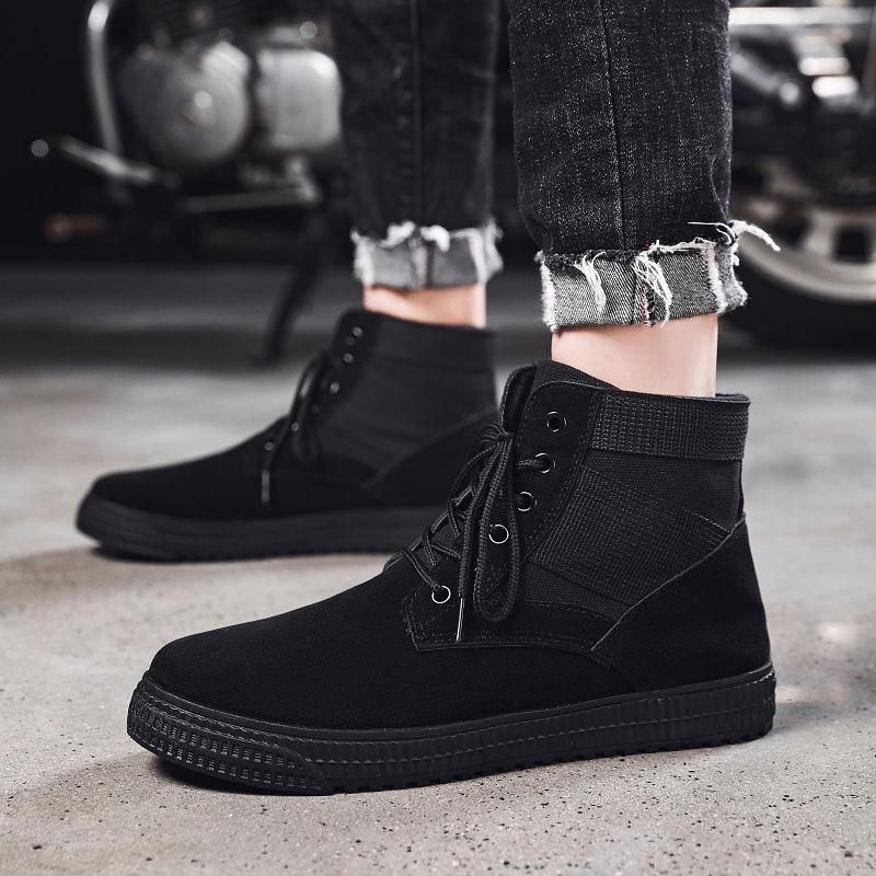 Winter boots Large size boots Outdoor Snow boots Non-slip Wear resistant Martin boots Men's