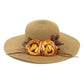 Hat Women Girl Sun Hat Summer Cap Brim Folding Wide Hat Large Straw Beach Hats