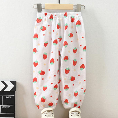 Summer Anti Mosquito Pants Children's Boys' and Girls' Pants Thin Baby Sports Pants Lantern Pants