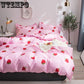 Bed Linen Set Sheet Pillowcase&duvet Cover Set Bedclothes Leaf Cover Home Bedding Sheet Set