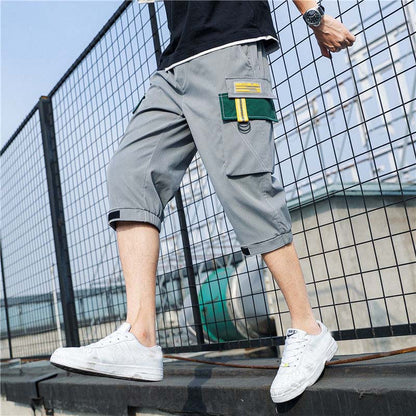 Summer Thin Loose Trend Student All-match Shorts Tooling Seven-point Casual Pants