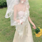Female Vintage Slim Amber Holiday Long Dress Elegant Embroidered Lace Stitched Satin Suspender Party Dress
