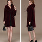Fur Coat Women's Mid-length Coat Granular Fleece Imitation Lamb Hair Plus Size Thickening Mother's Dress