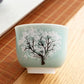 Thermochromic Cup Sakura Tea Cup Ge Kiln Open Piece Tea Cup Ceramic Kung Fu Tea Cup Master Cup