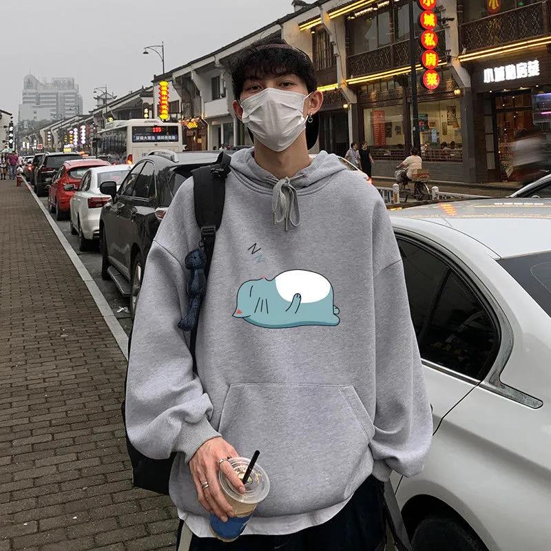 Winter Men's Trendy Brand Ins Sweater Hip-hop Hoodie Boys Warm Loose Top