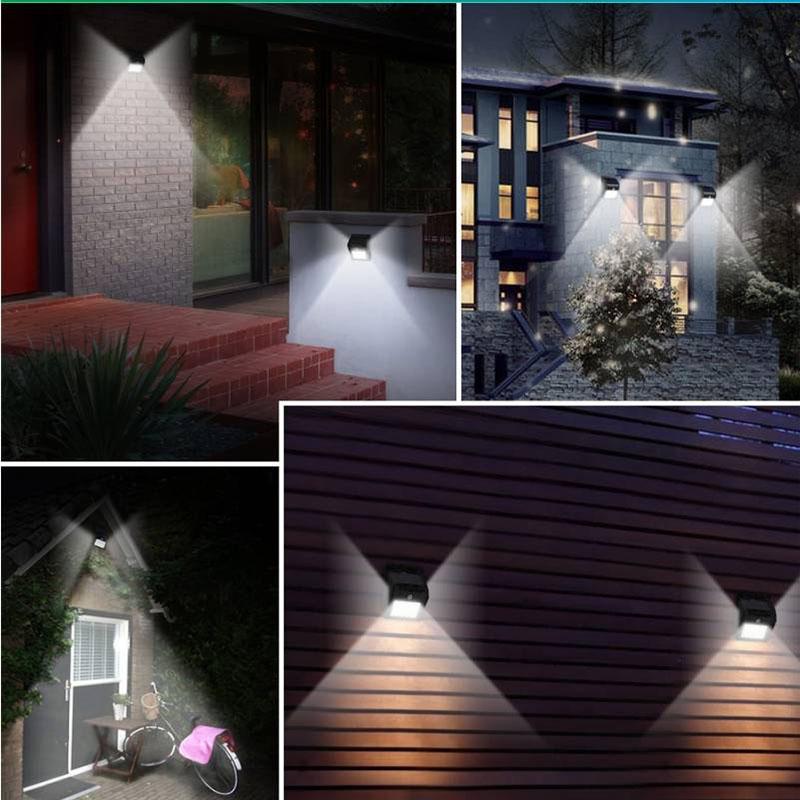 Solar Light Household Outdoor Garden Light Human Body Induction Waterproof Led Wall Light Rural Toilet Lighting Street Light