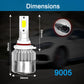 Super Bright Car LED Headlights H1 H7 H11 H9 H3 9005 9006 9012 High-brightness Far and Near Spotlight Bulb Headlight H4 White Light 12V24V 360W