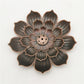 Large Retro Incense Burner Lotus Plate Stick Holder