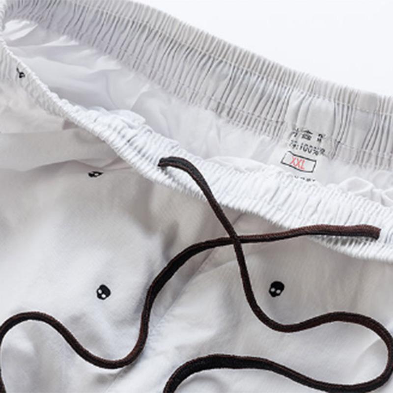 Trendy Summer Men's Shorts Cotton Three-point Beach Pants Loose Shorts Home Casual Pants Quick-drying Sports Shorts