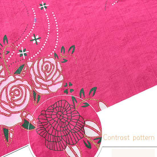 Women Clothes Floral Print T-shirt Pants Loose Two Pieces Set Summer Homewear Set Short Sleeve Outfit for Middle-aged