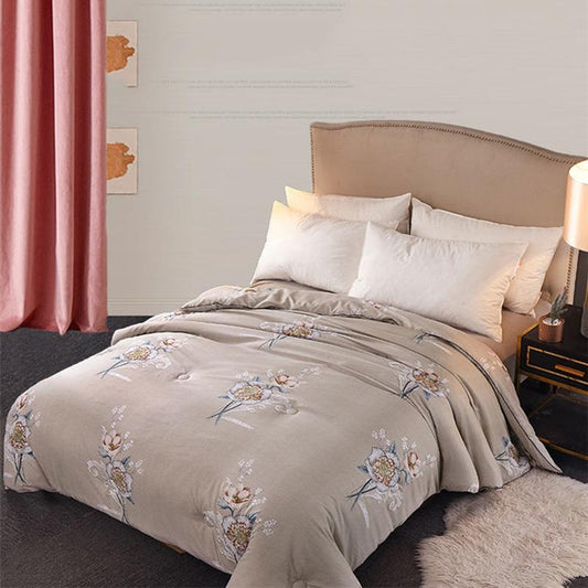 100% Mulberry Silk Quilt Xia Cotton Air-conditioning Quilt Single Double Summer Thin Quilt