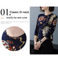 Personalized Printed Sweater Women's O-Neck  Pullover Sweater Knit Bottoming Sweater Autumn Winter Plus Size Wool Blend Jumper Tops Outwear