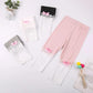 Girls' Cropped Trousers Summer Thin Children's Modal Lace Leggings Female Baby Outer Wear Pants