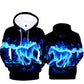 Hoodie Cartoon Anime Coat Personality 3D Printed Sweater Spring and Autumn Men and Women
