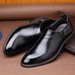Pair of Shoes Men's Leather Business Casual Pointed Toe Shoes Wedding Shoes