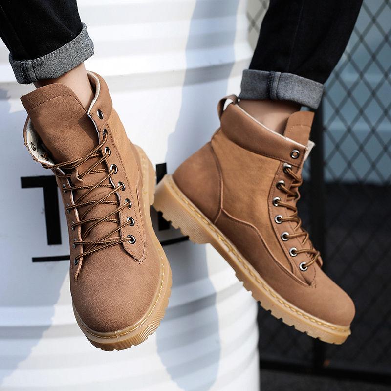 Autumn and Winter Martin Boots Men's Military Boots High Top Shoes Men's Boots Men Ankle Boots