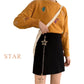 Star Split Fork Zipper Women Sexy Tight A-line Lace Chiffon High Waist Club Casual Home Office