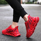 Men's shoes summer wild flying woven sports shoes men's running mesh breathable tide shoes