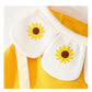 Breathable Thin Puppy Vest Short Skirt Petal Collar Shoulder Bag Cute Sunflower Pet Dog Clothes