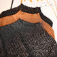 Autumn Winter Shiny Lurex Knit Sweater Women Long Sleeve Pullover  Tops Bottoming  Sweaters Ladies Jumper